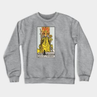 Queen of wands tarot card Crewneck Sweatshirt